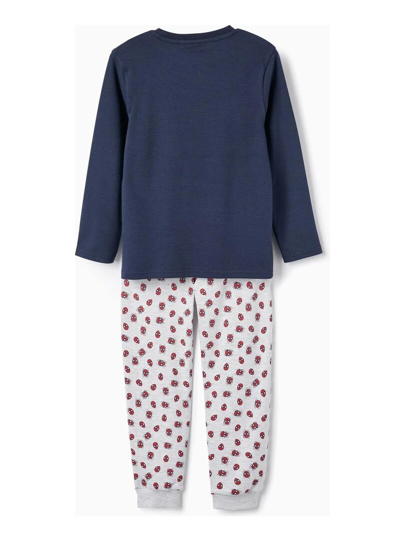 Pyjama à manches longues pour garçon 'Spider Man' manches longues MARVEL SPIDERMAN Bleu foncé
