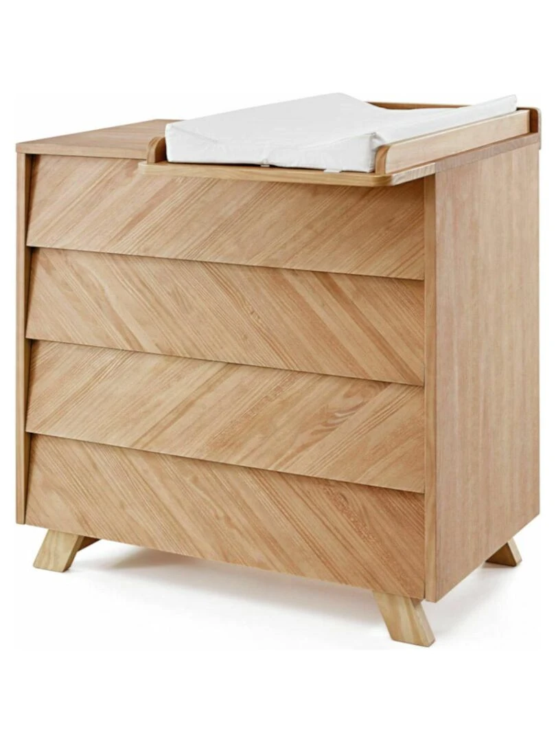 Commode à langer 4 tiroirs Kyoto AKITEN RETAIL Marron