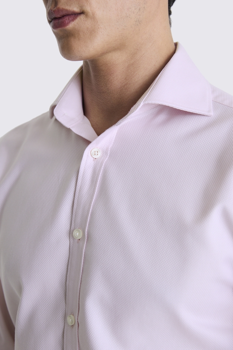 Regular Fit Pink Dobby Shirt Buy Online at Moss