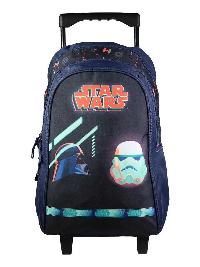 BAGTROTTER Sac à dos à roulettes 45 cm Disney Star Wars Bleu Bleu