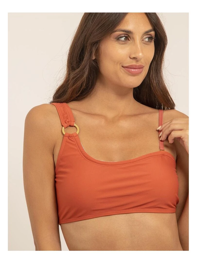 Maillot 2 pièces GRETA   Rouge brique