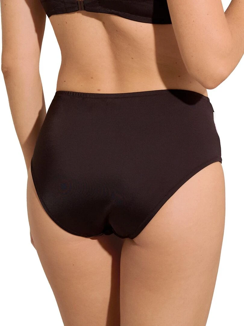 Bas maillot slip de bain shapewear taille haute Toulouse Marron