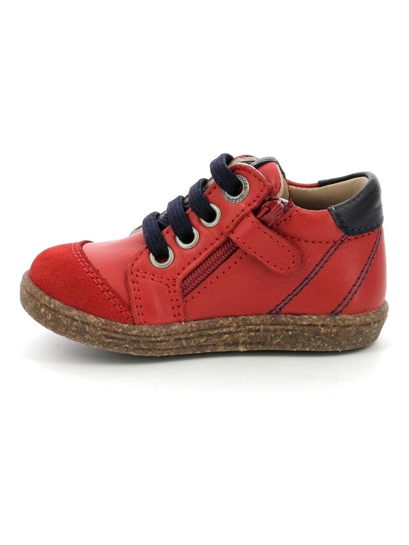 Sneakers hautes Cuir Wanice   Rouge