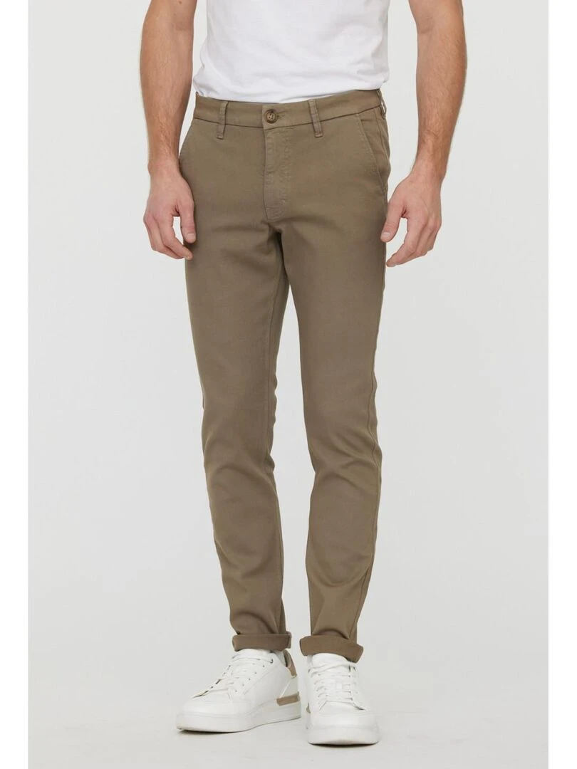 Lee Cooper Pantalon coton NEILS Taupe