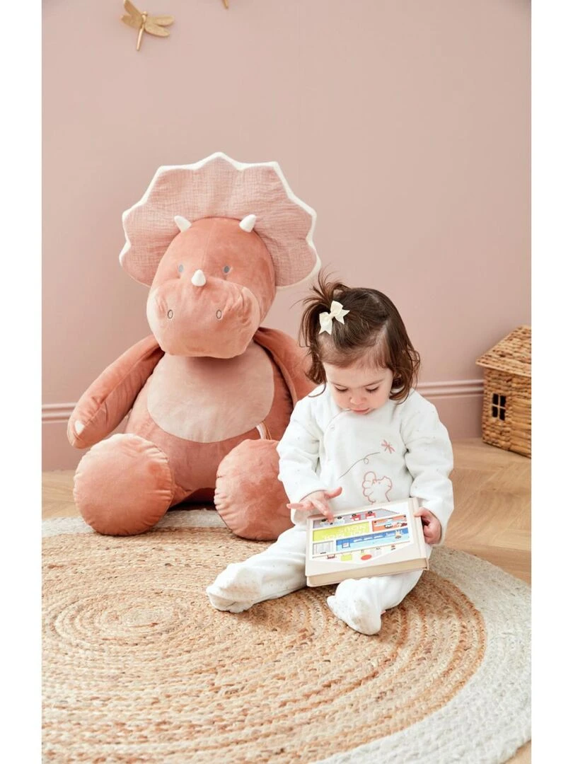 Peluche large Popsie en Veloudoux®  blush/rose poudré   Noukie's   Rose