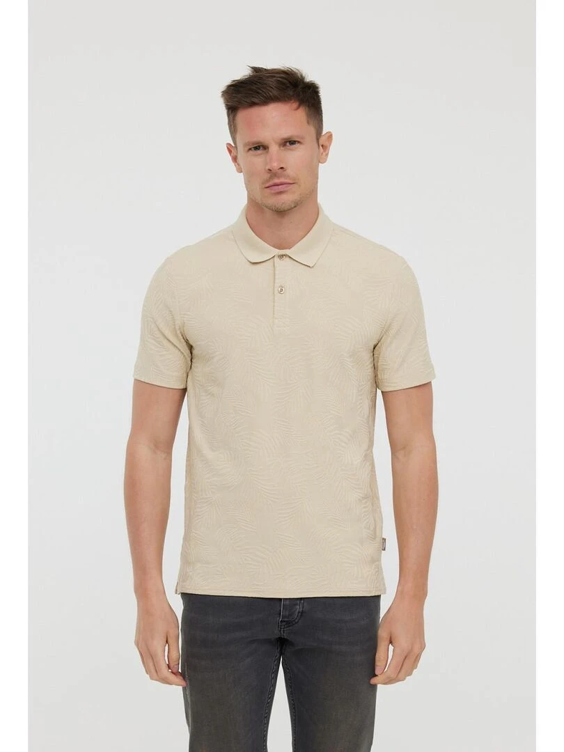 Lee Cooper Polo manches courtes coton regular BOPA MC Beige