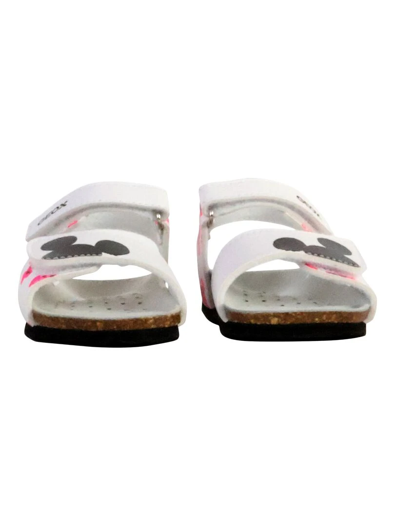 Sandales Cuir Enfant Geox Chalki   Blanc