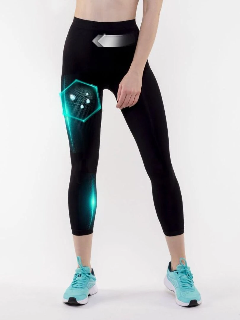 Legging minceur soin jeunesse noir CryoShape Noir