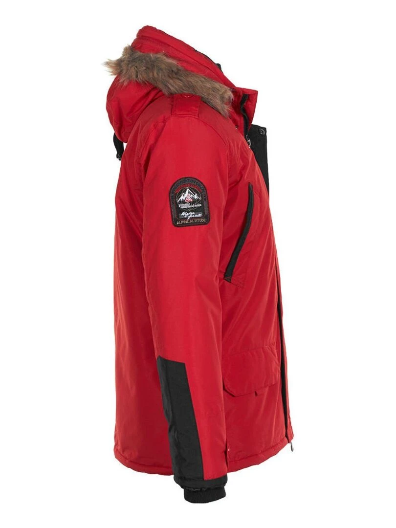 Parka de ski homme CAPEAK   PEAK MOUNTAIN   Rouge