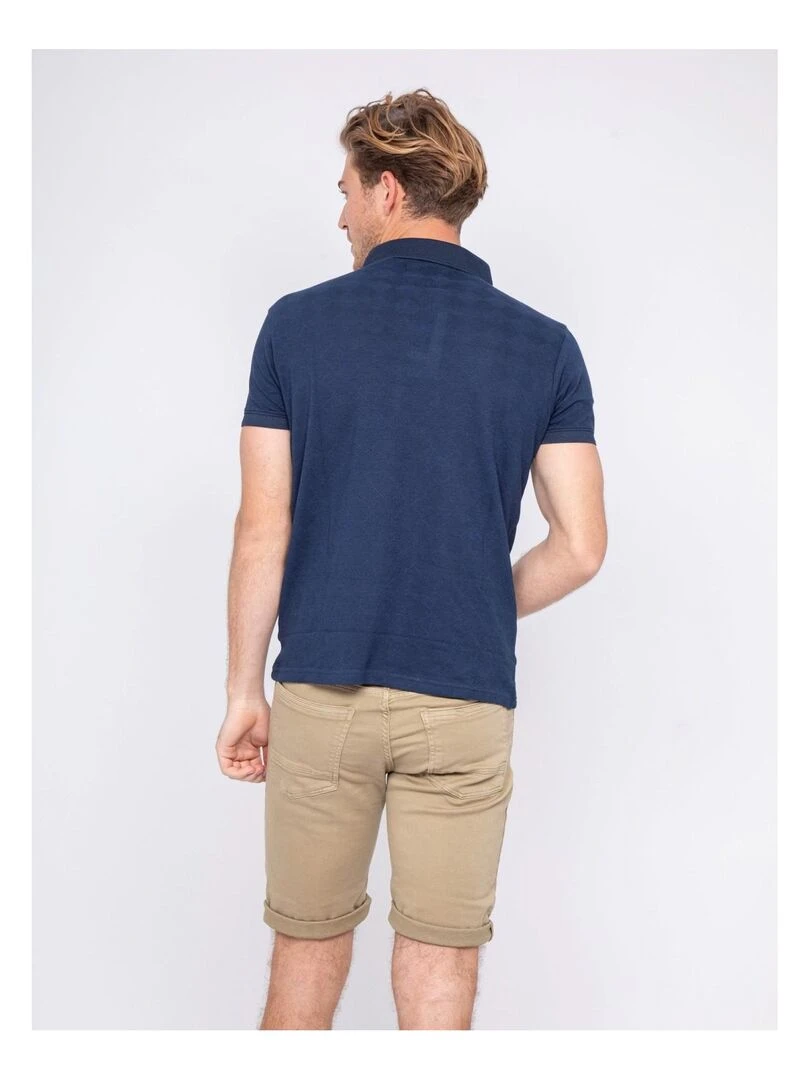 Polo pur coton PIBILOK Bleu marine