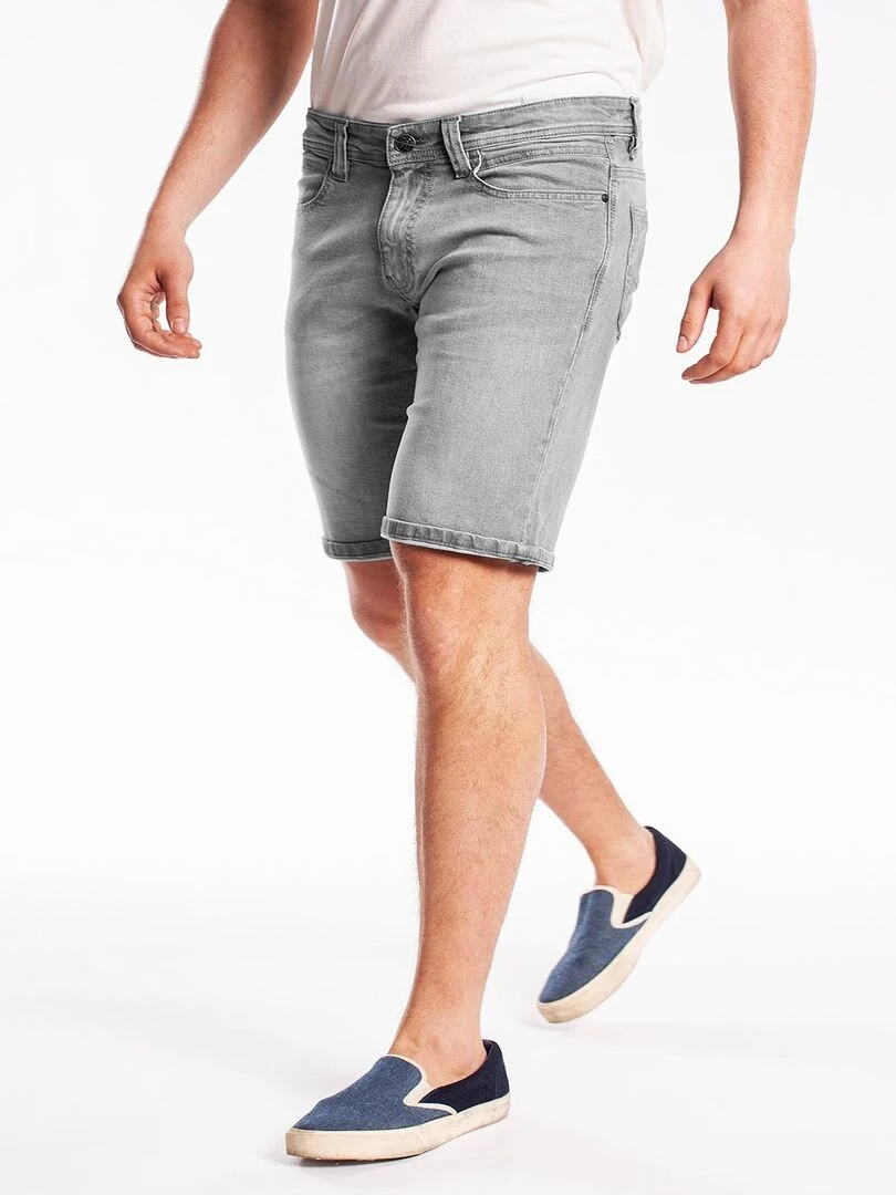 Bermuda denim stretch Fibreflex® CORGI 'Rica Lewis' Gris