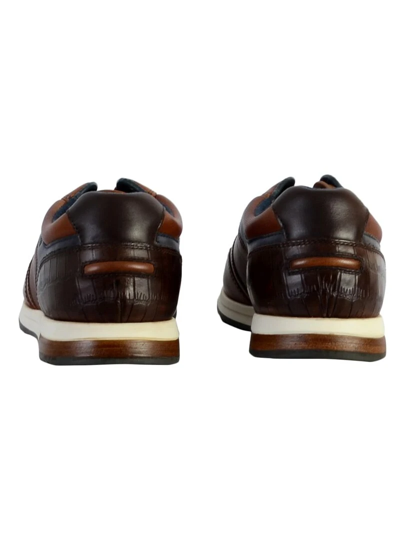 Basket Cuir Redskins Listing   Marron