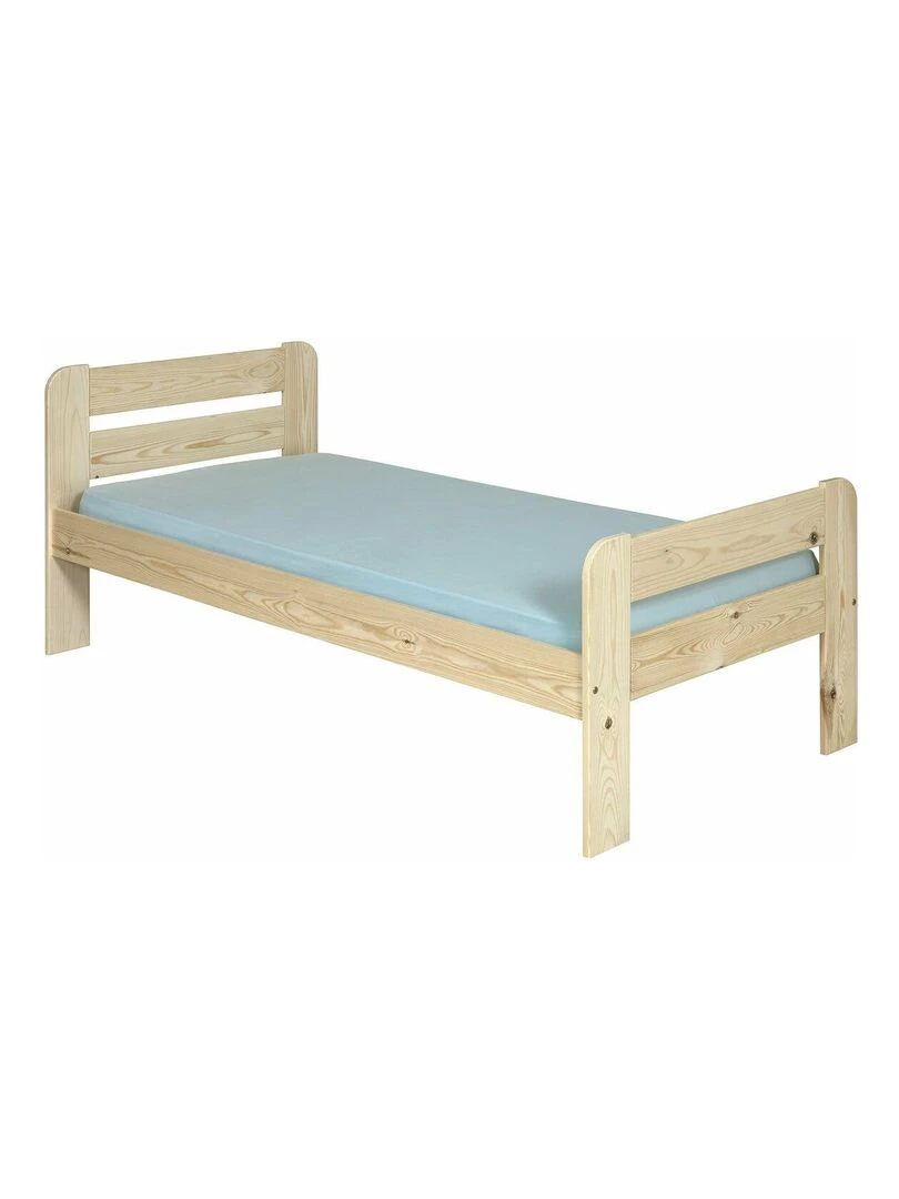 Pack lit avec matelas Sundy AKITEN RETAIL Marron