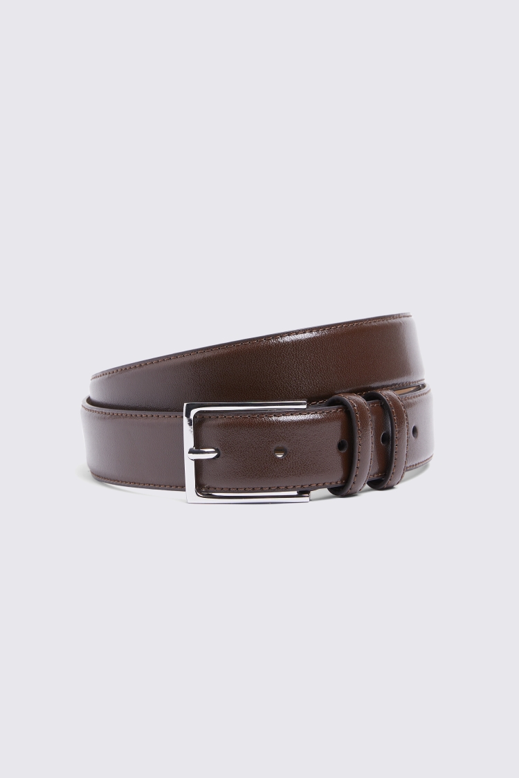 Classic Brown Leather Belt Buy Online at Moss