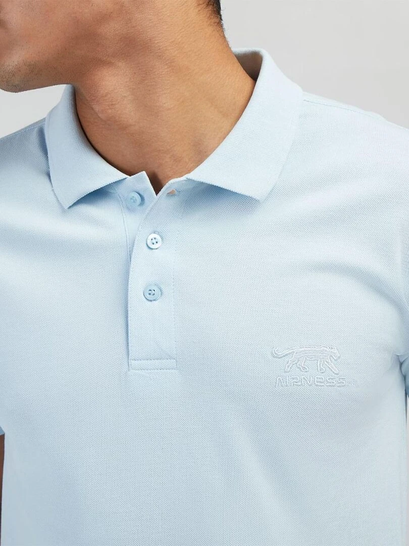 POLO PREDATOR Airness   Bleu clair