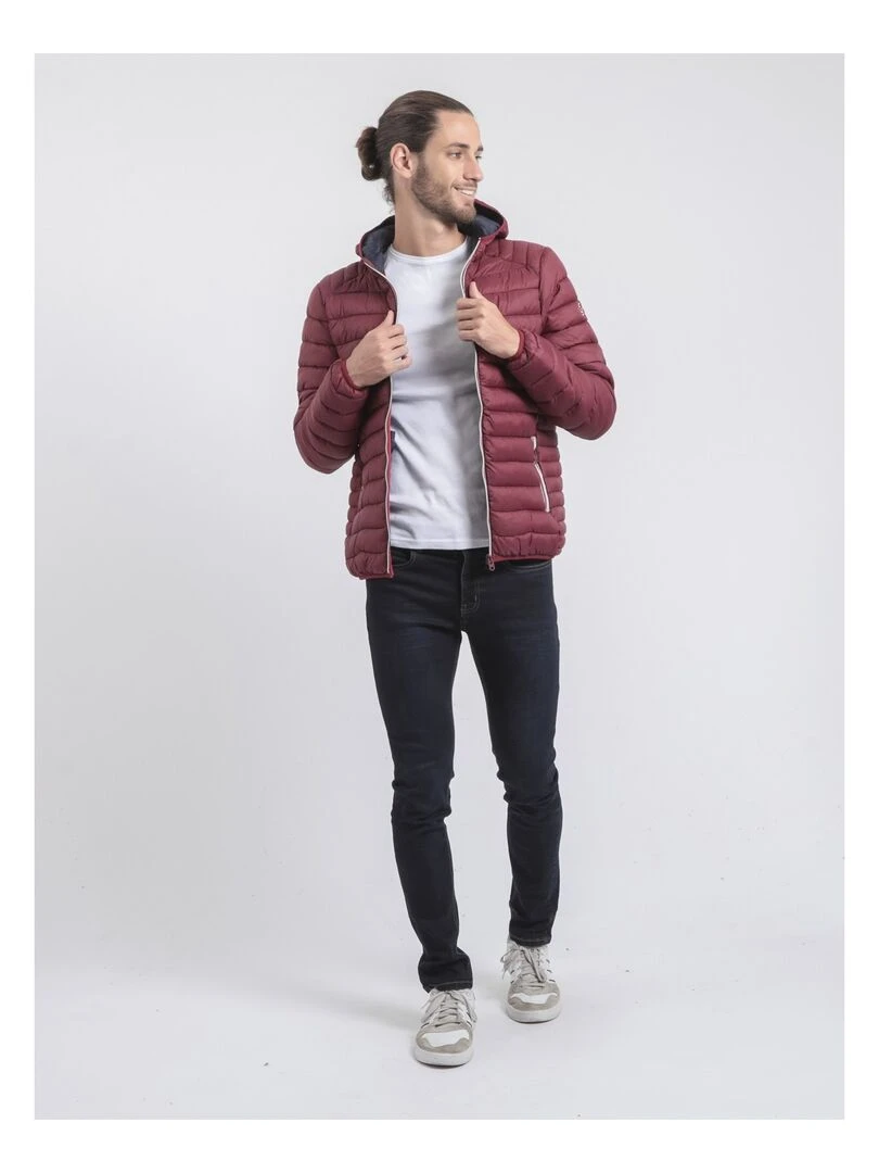 Doudoune légère capuche ZILLING   Bordeaux
