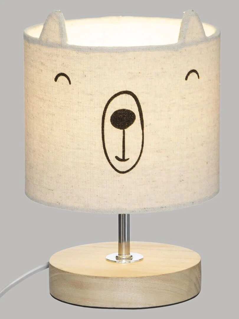 Lampe abat jour ourson Beige