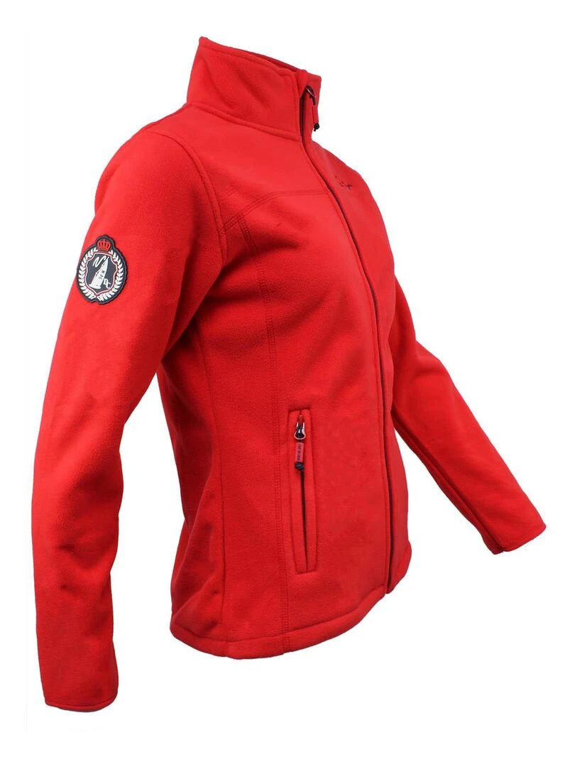 Blouson polaire femme ACIMER   Rouge