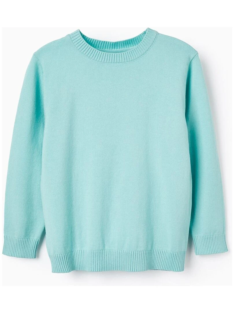 Pull en Maille pour Garçon SPRING BEGINS Bleu clair