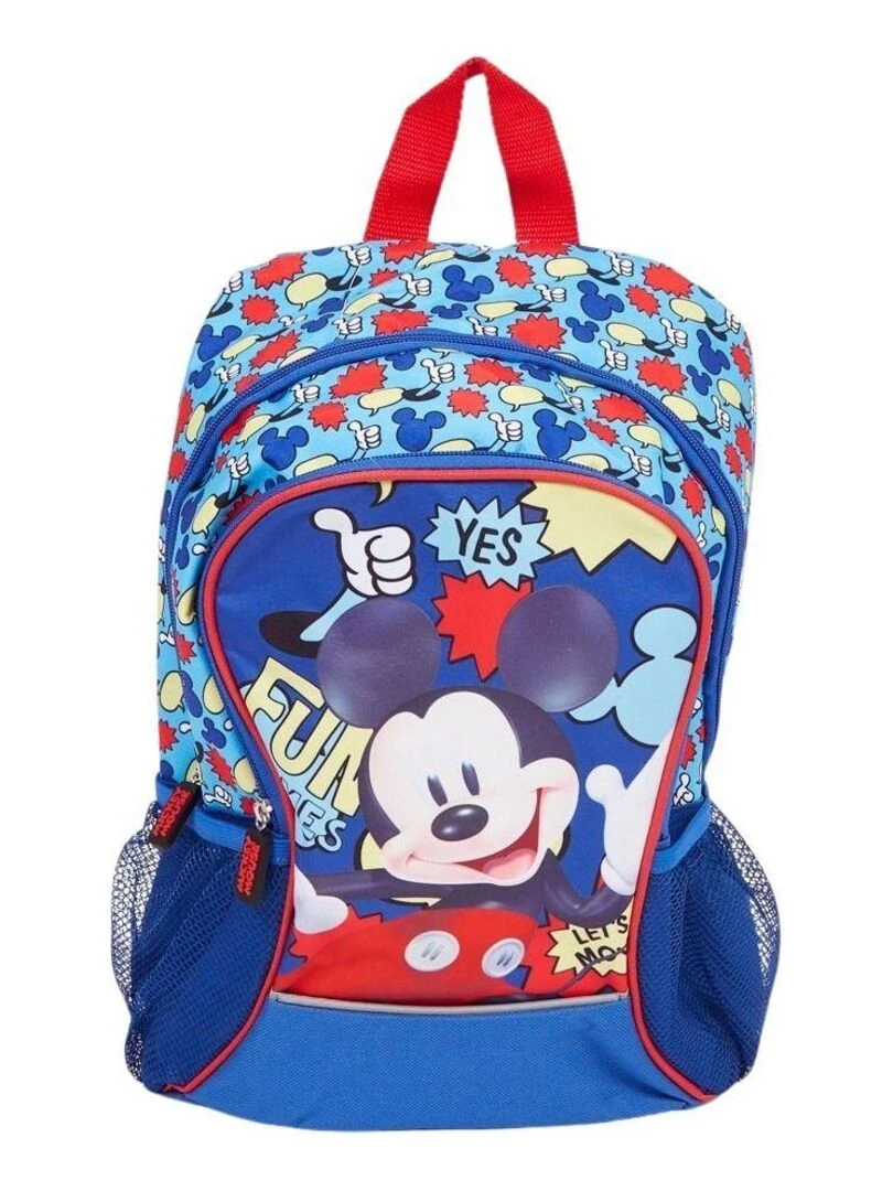 Disney Sac garçon imprimé Mickey 38x22x12 cm Bleu marine