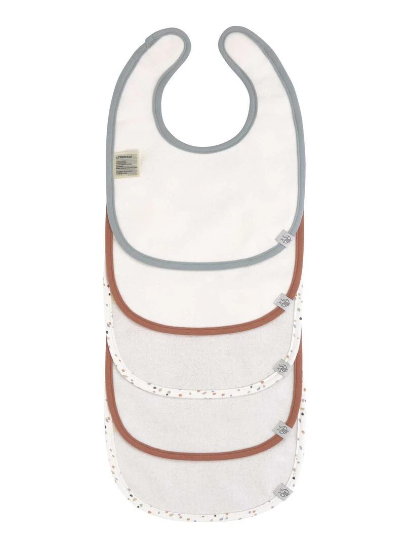 Lot de 5 bavoirs en éponge imperméable 3 18 mois Mouton Multicolore