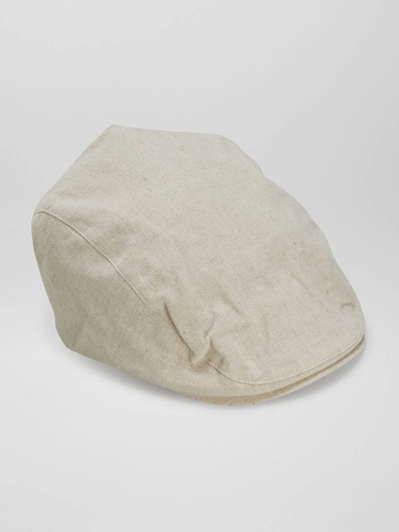 Béret gavroche uni Beige