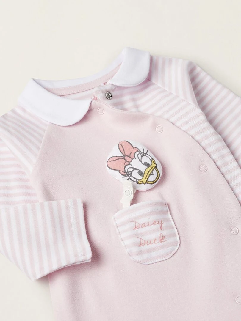 Grenouillère En Coton Pour Nouveau Née 'Daisy'  DISNEY CLASSICS   Rose clair