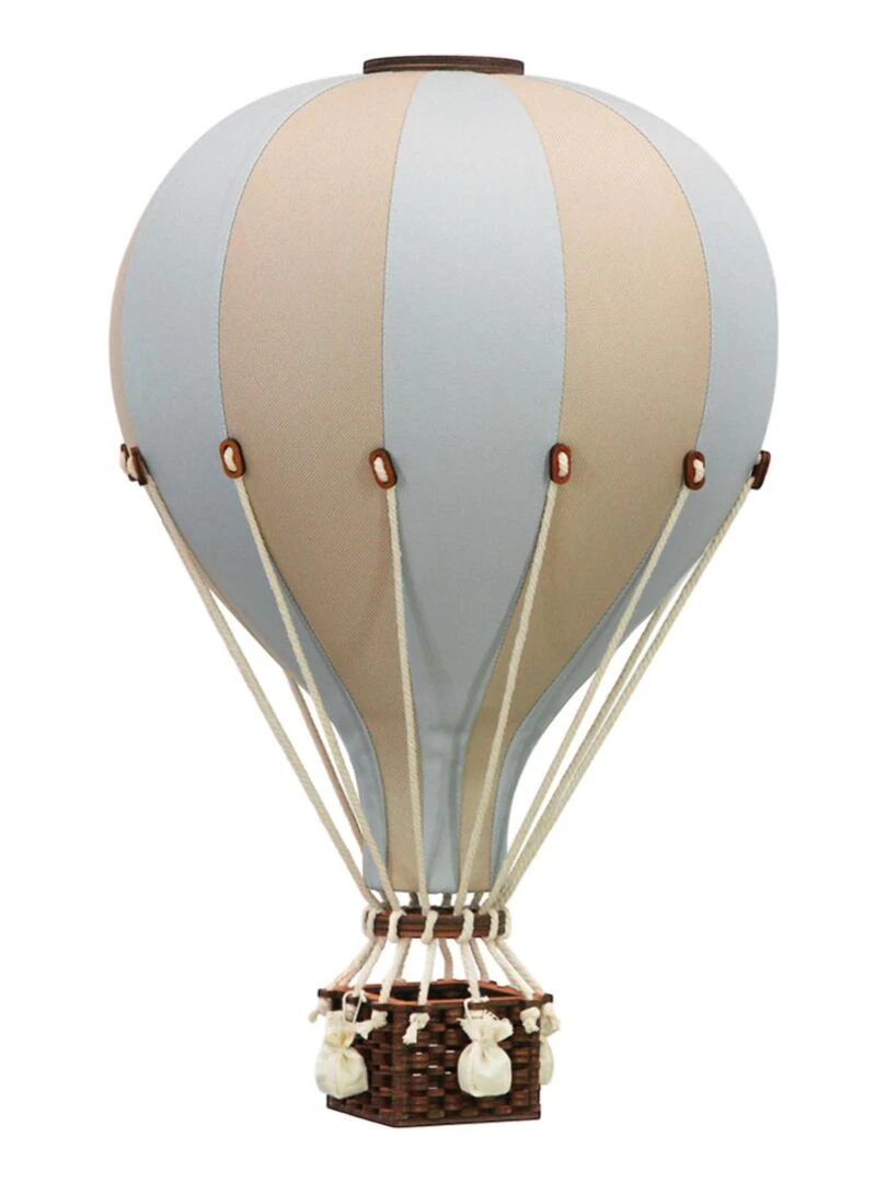 Montgolfière décorative Beige et bleu Beige