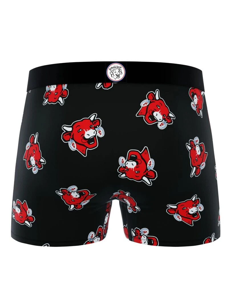 Lot de 2 boxers homme La vache qui rit Aop Freegun   Rouge