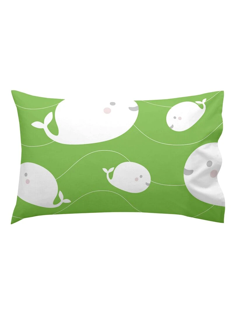 Parure housse de couette 2 pièces Pirata "Happyfriday"   Blanc