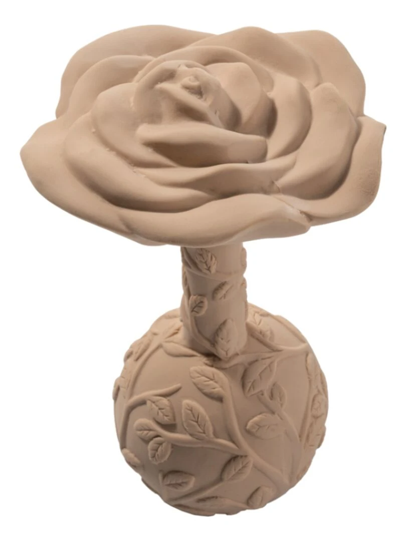 Hochet de dentition en hévéa Rose beige N/A