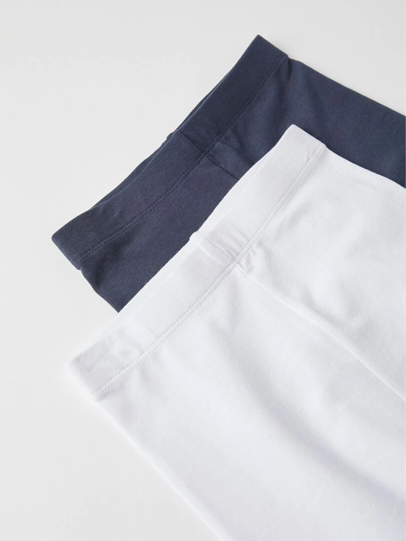 Pack 2 Paires de Leggings pour Fille DISRUPTION Blanc