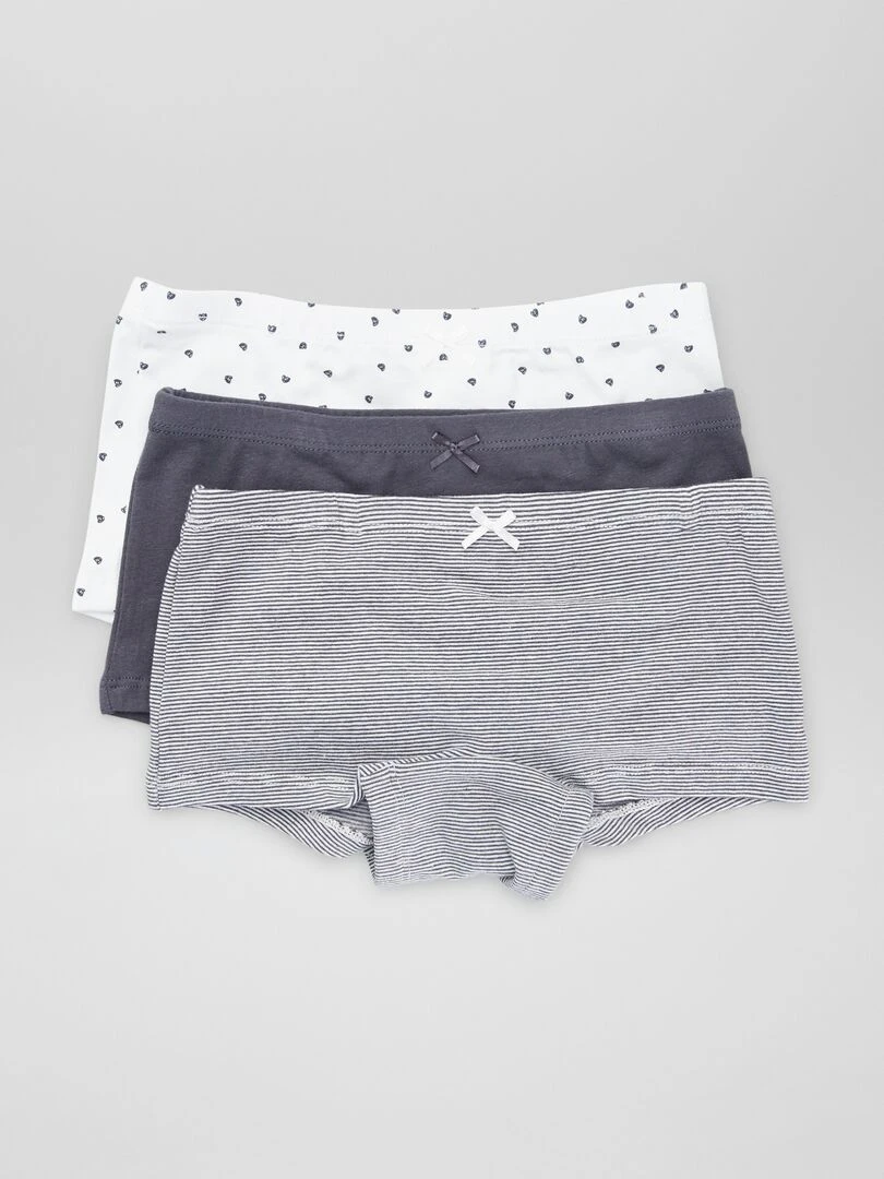Lot de 3 shortys Noir