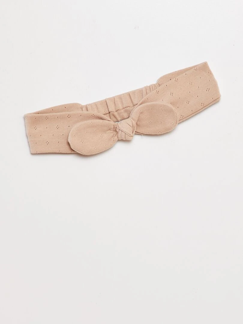 Ensemble top + bloomer + bandeau   3 pièces   Beige