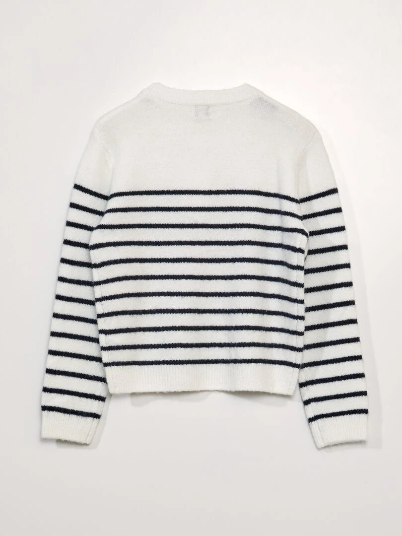 Pull en maille   Blanc