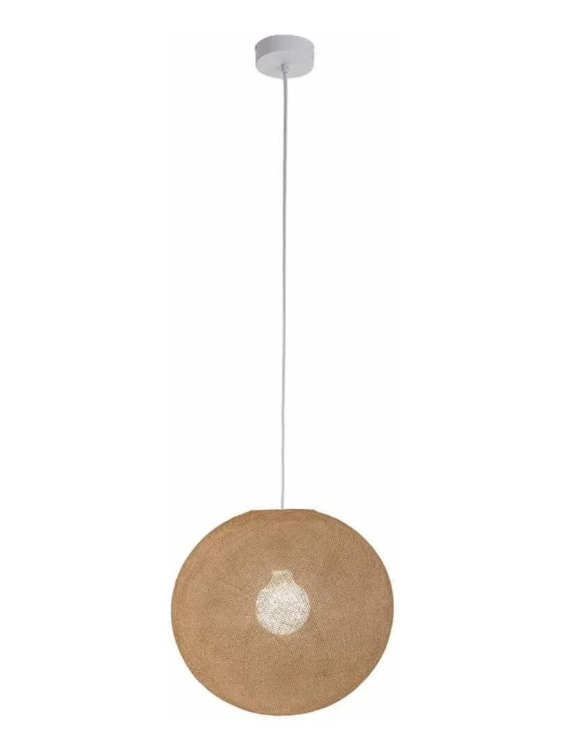 Suspension simple globe 31cm Beige sable