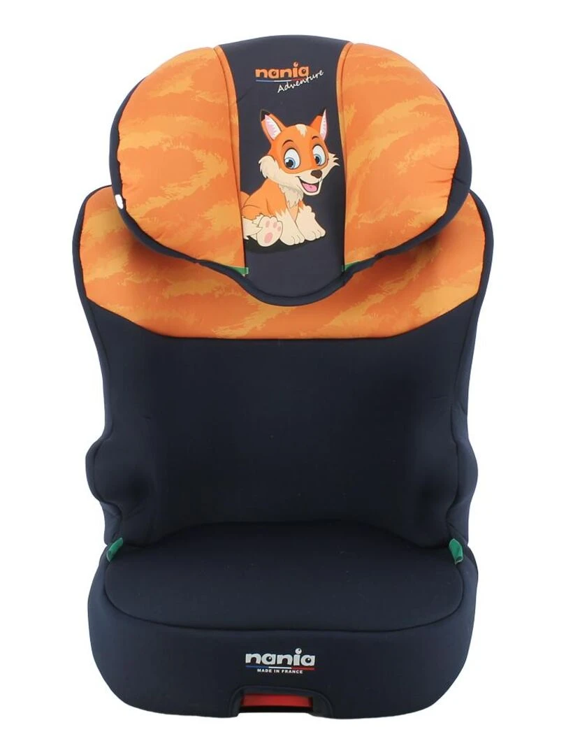 Nania – Siège auto isofix START I FIX 106 140 cm R129 i Size – Fabrication Française Renard Orange