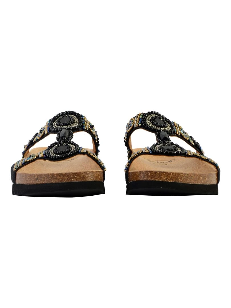Mules à Enfiler Scholl New Bogota'Wedge   Noir