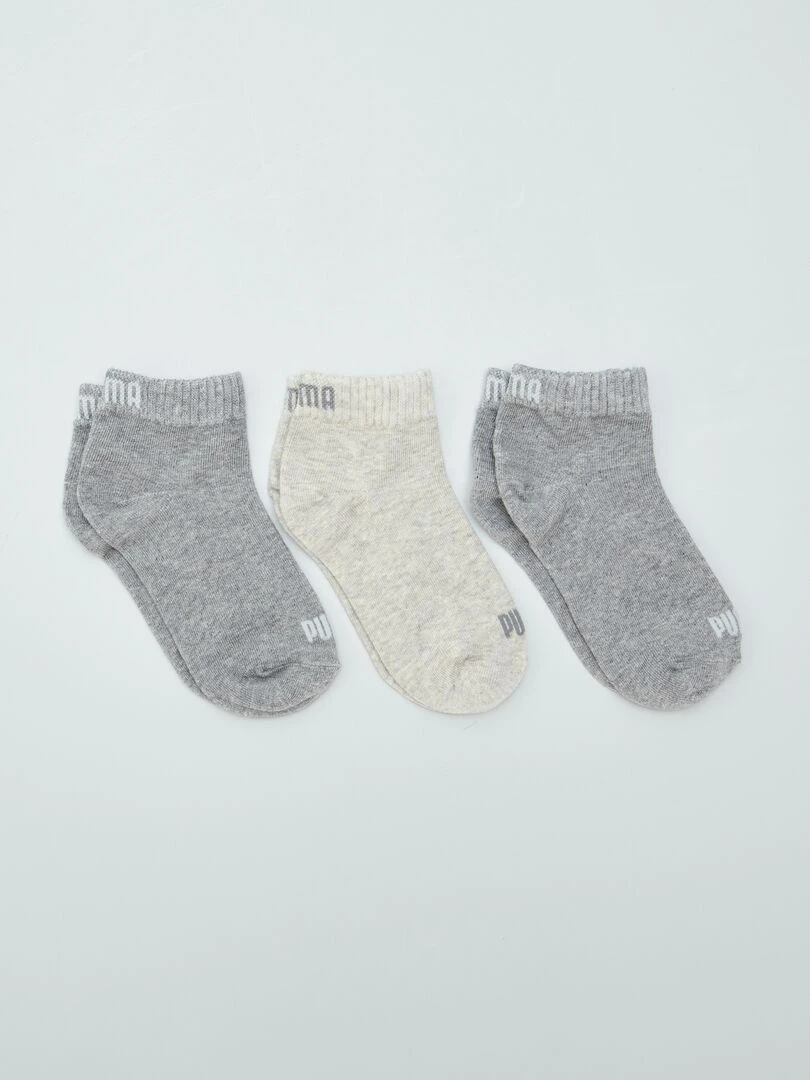 Lot de 3 paires de chaussettes 'Puma' Gris