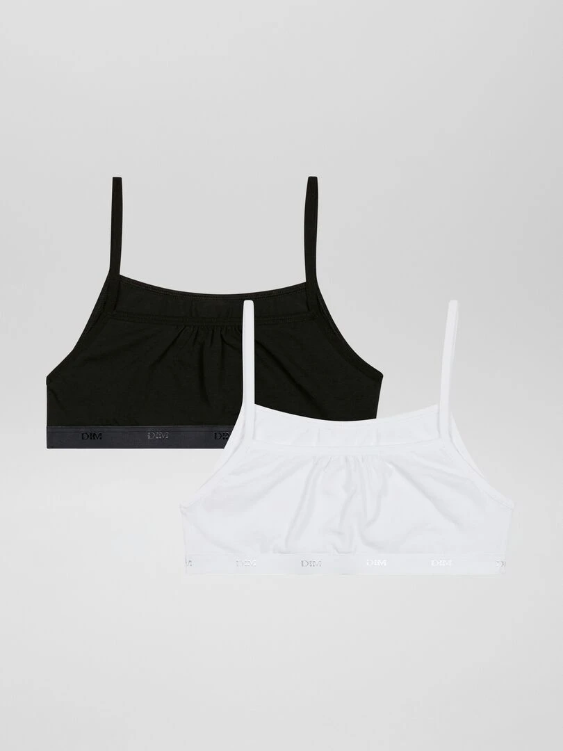 Lot de 2 brassières 'Dim' Noir/blanc