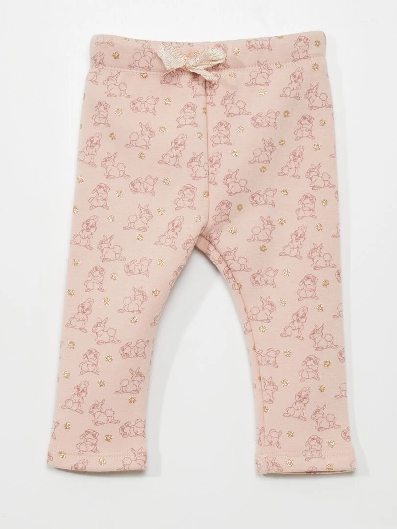 Legging épais 'Disney' 'Panpan' Rose pâle