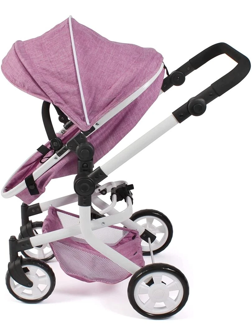 Poussette combinée 2 en 1 Mika Jean rose   N/A