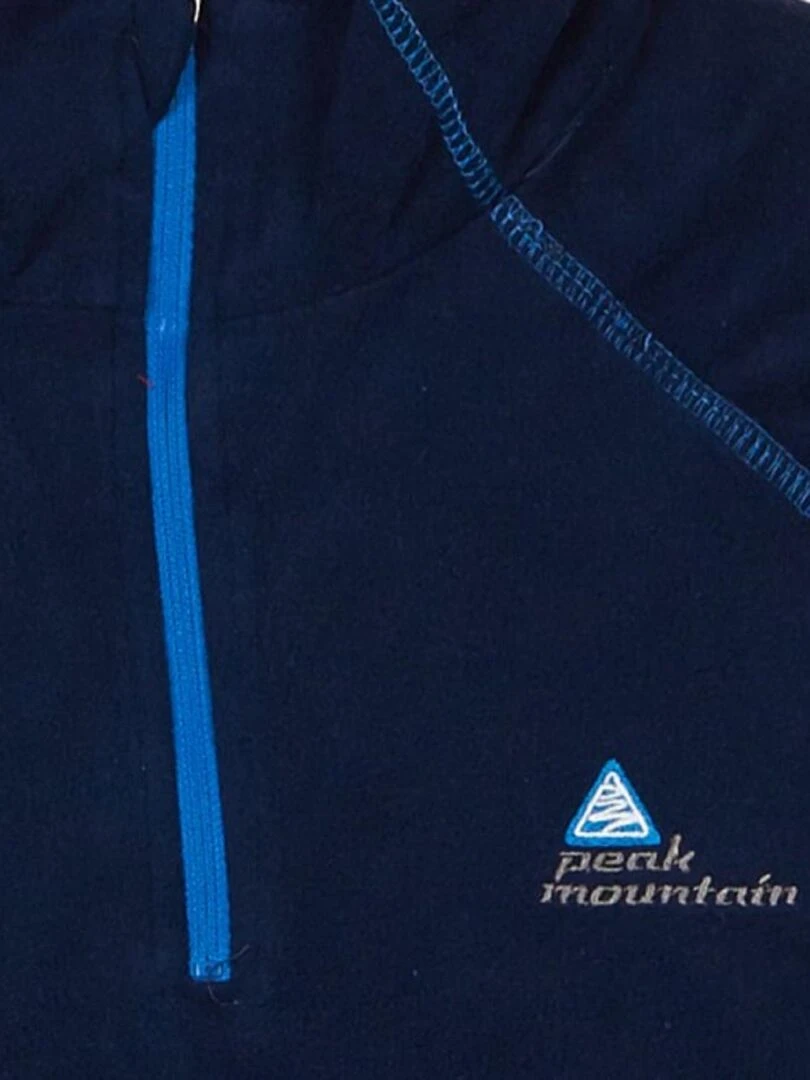 Sweat polaire garçon ECAFINE Bleu marine