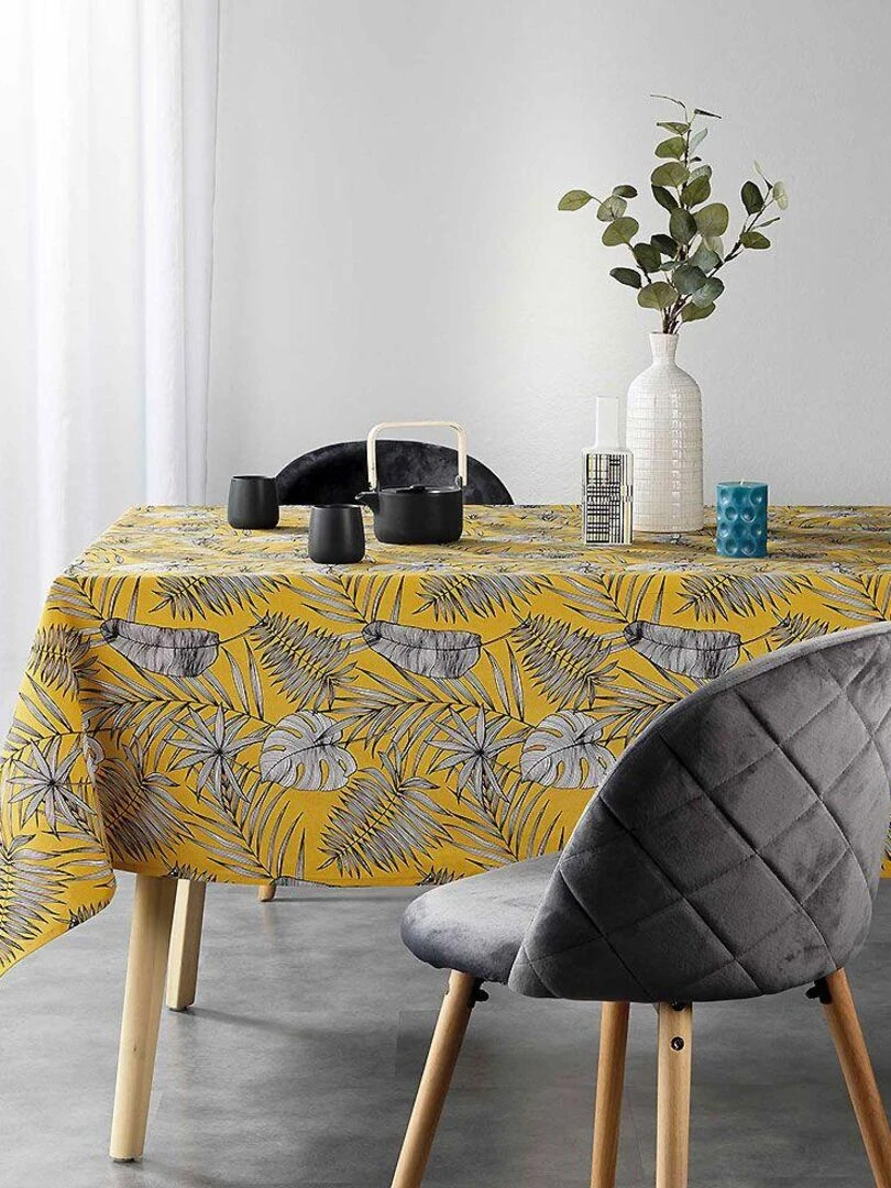 Nappe rectangulaire Puebla Moutarde