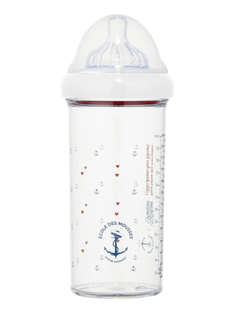 Biberon anti colique Marine Nationale (360 ml) Rouge