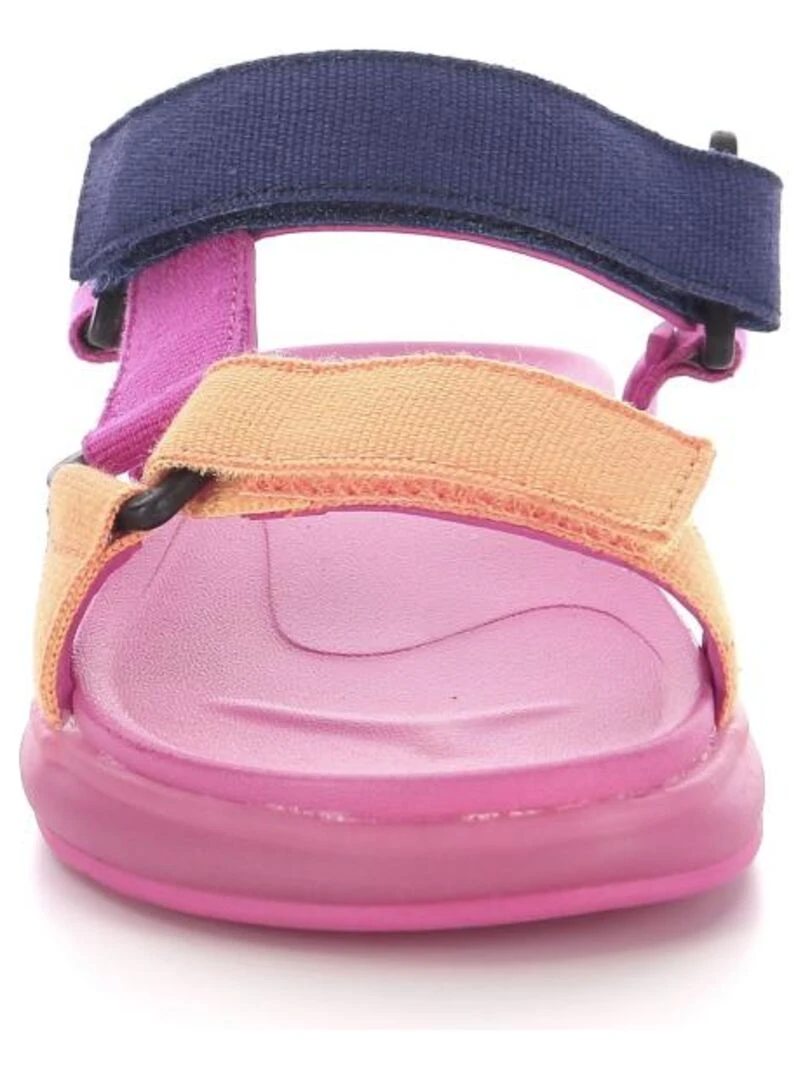 Sandales Textile Lamis   Rose fushia