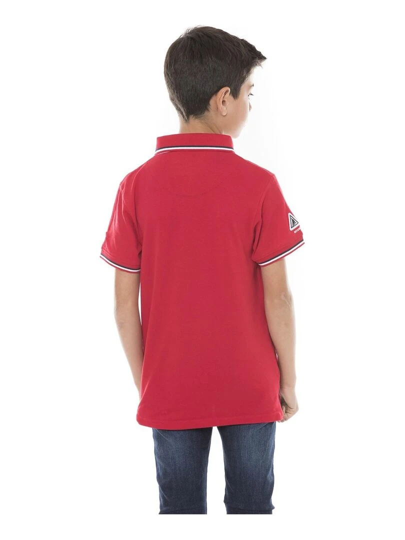 Polo pur coton PILANI BOY Rouge
