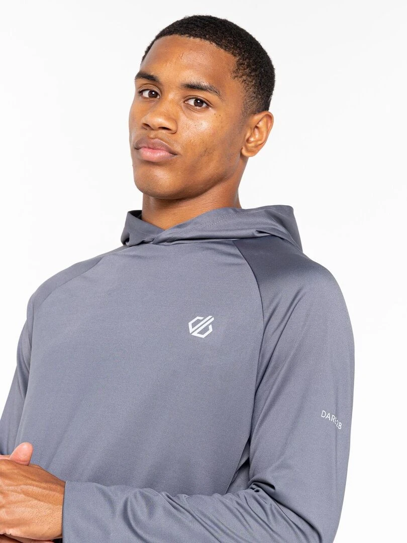 Dare 2B   Sweat à capuche SPRINTED   Gris foncé