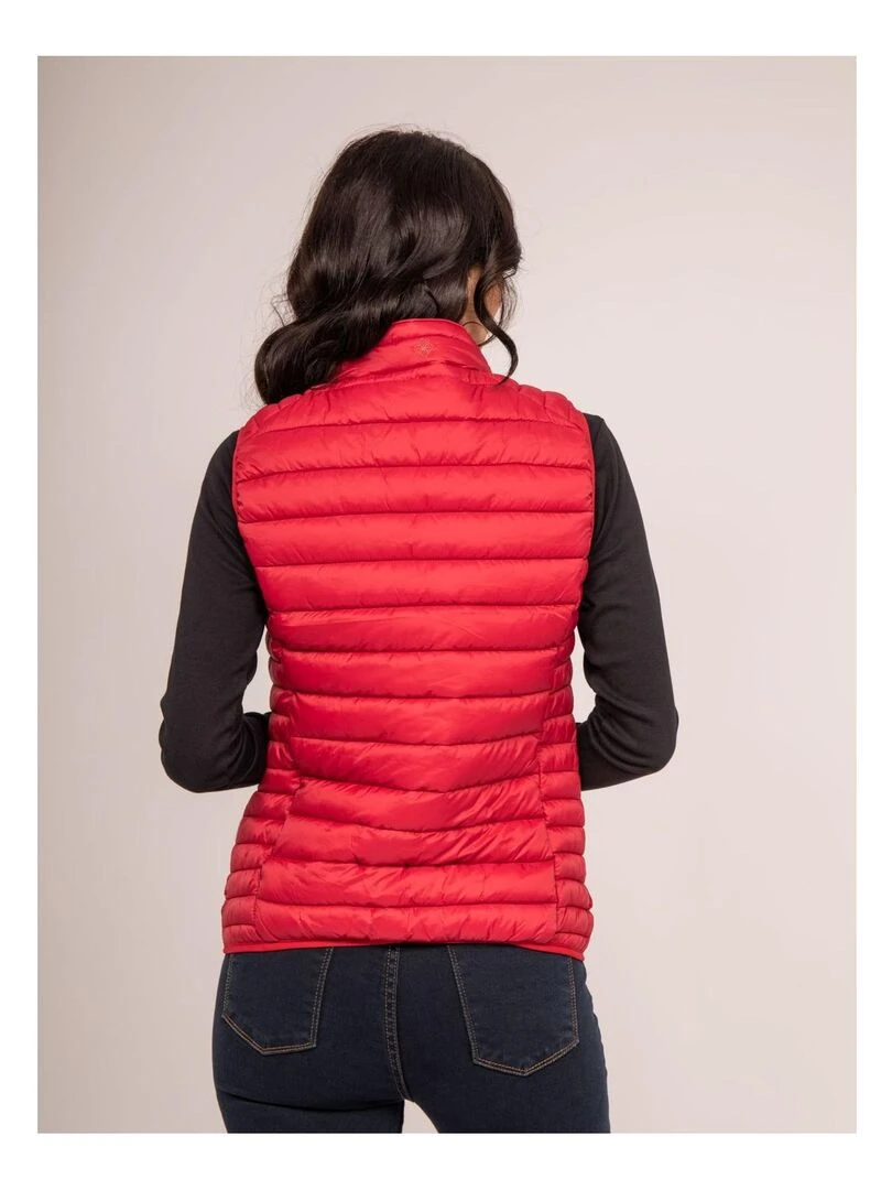 Doudoune sans manches UBIK Rouge