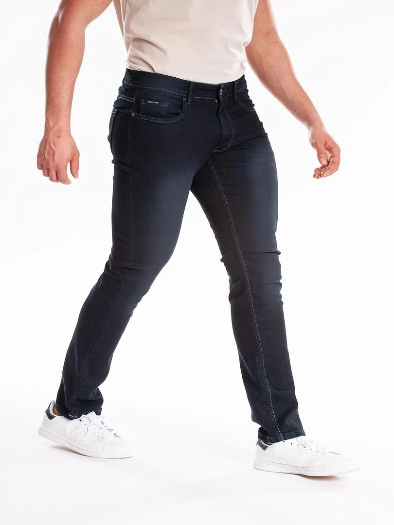 Jeans stretch Fibreflex® RL80 coupe droite ajustée surteint VITO 'Rica Lewis'   Bleu